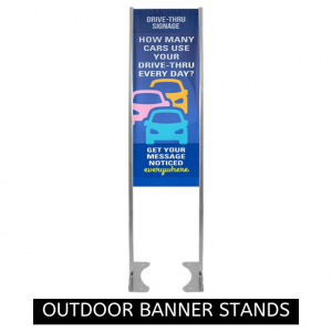 Outdoor Banner Stand - BannerFlex GMS Messenger