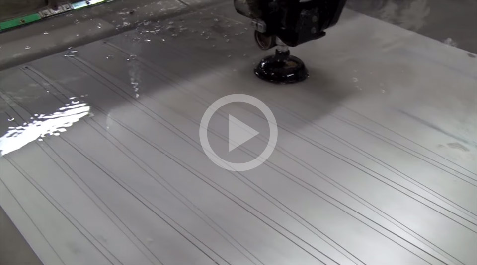 OMAX WATERJET MACHINE VIDEO